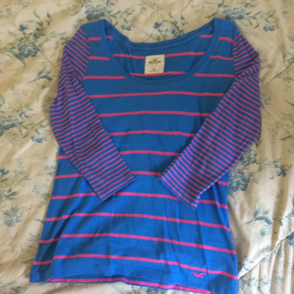 HOLLISTER 3/4 Sleeve, Striped Shirt; Size XS; NWOT